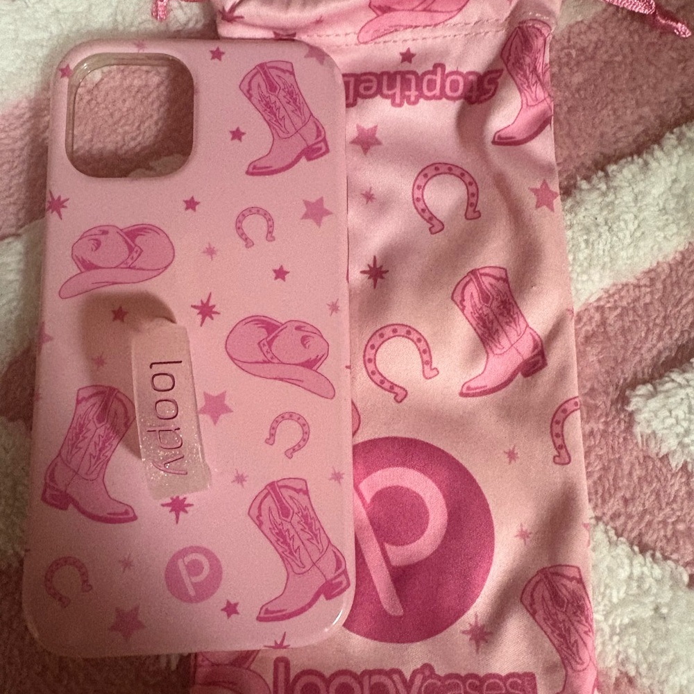 Loopy Case Pink cowgirl iPhone 12